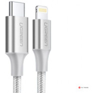 Кабель Ugreen US304 Lightning To Type-C 2.0 Male Cable 1.5M, 70524