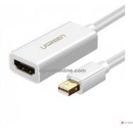 Переходник UGREEN MD112 Mini DP to HDMI Converter 1080p (White)