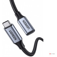 Кабель UGREEN US372 USB-C Male to USB-C  Cable 1m (Dark gray) 30205