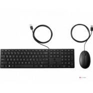 Клавиатура и мышь проводные HP 9SR36AA Wired 320MK