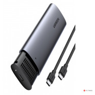 Корпус для Жесткого Диска UGREEN USB-C Female to M.2 M-Key 10G Enclosure C TO C Cable 50cm, 10902