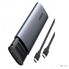 Корпус для Жесткого Диска UGREEN USB-C Female to M.2 M-Key 10G Enclosure C TO C Cable 50cm, 10902