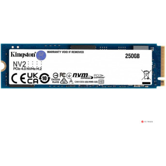 Твердотельный накопитель SSD Kingston NV2 250G M.2 2280 NVMe PCIe - Metoo (1)