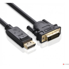 Кабель UGREEN DP103 DP Male to DVI Male Cable 1.5m (Black). 10243