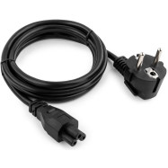 Кабель питания для ноутбуков Cablexpert PC-186-ML12-3M, 3м, Schuko- C5, 10А, пакет, черный