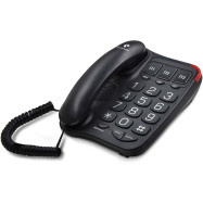 Телефон проводной Texet TX-214 черный