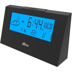 Метеостанция с термометром и гигрометром RITMIX CAT-044 черный
