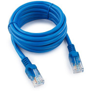 Патч-корд UTP Cablexpert PP12-2M/B кат.5e 2м Литой Многожильный Синий