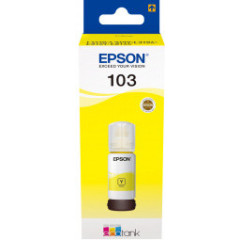 Чернила Epson C13T00S44A 103 EcoTank для L3100/<wbr>L3101/<wbr>L3110/<wbr>L3150 жёлтый