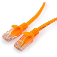 Патч-корд UTP Cablexpert PP12-0.5M/O кат. 5e, 0.5м, литой, многожильный (оранжевый)