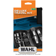 Триммер для усов и бороды Wahl Travel Kit Deluxe черный-серебро