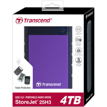Внешний жесткий диск 2.5 4TB Transcend TS4TSJ25H3P - Metoo (1)