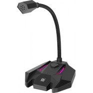 Микрофон Defender Tone GMC 100 USB, LED, черный