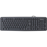 Клавиатура проводная Defender Element HB-520 RU черная USB