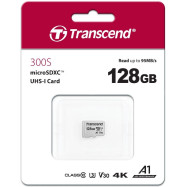 Карта памяти MicroSD 128GB Class 10 U3 Transcend TS128GUSD300S