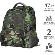 Рюкзак Trust GXT 1250G Hunter Gaming 17,3 зелёный-камуфляж