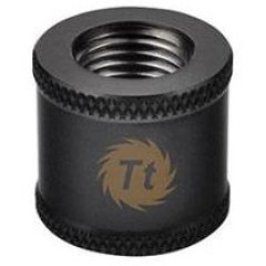 Фитинг для СВО Thermaltake Pacific G1/<wbr>4 Fem to Fem 20mm extender - Black/<wbr>Fitting, CL-W049-CU00BL-A