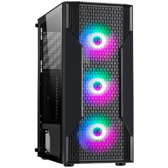 Корпус Wintek Rider F509 TG, ATX/<wbr>Micro ATX, USB 1*3.0/<wbr>2*2.0, HD-Audio+Mic, 0,55mm, 3*120mm ARGB Fans
