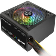 Блок питания Thermaltake Litepower RGB 650W/Non Modular/Fan Hub/Non 80 Plus/EU, PS-LTP-0650NHSANE-1