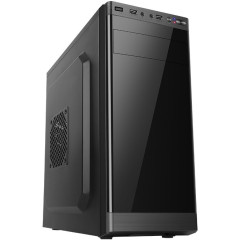 Корпус NOMAD Swan V2, mITX, mATX, ATX, USB3.0x2, 3,5"x2 2,5"x3, Черный, БП 400W