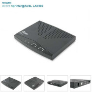 Модем Acorp ADSL2/2+ Router LAN100 RJ45LAN 100Mbps USB (LAN100)