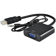 Кабель HDMI to VGA Converter, (вход HDMI, выход VGA +Audio )