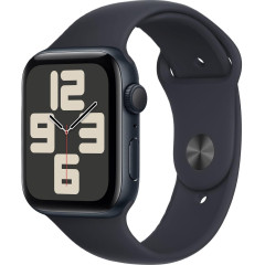 Apple Watch SE GPS 44mm Midnight Aluminium Case with Midnight Sport Band - M/<wbr>L (MRE93QR/<wbr>A)